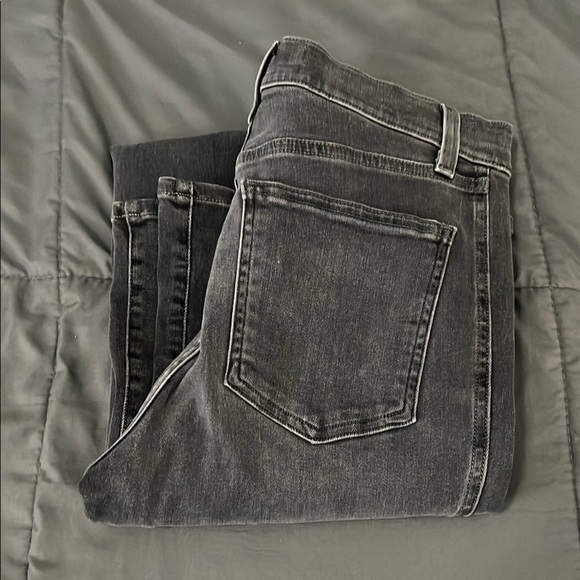 Veronica Beard Beverly Skinny Flare High Rise Black Wash Size 28 - Picture 1 of 9